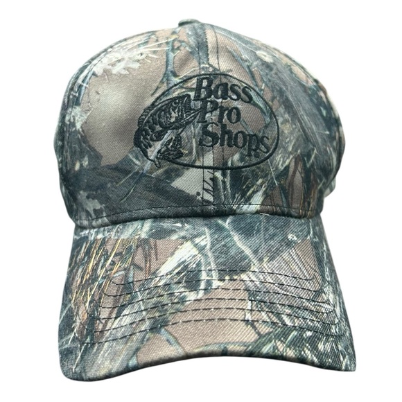 Bass Pro Shops True Timber Camo Adjustable Snapback Hat Cap Hunting Fishing - Picture 1 of 4